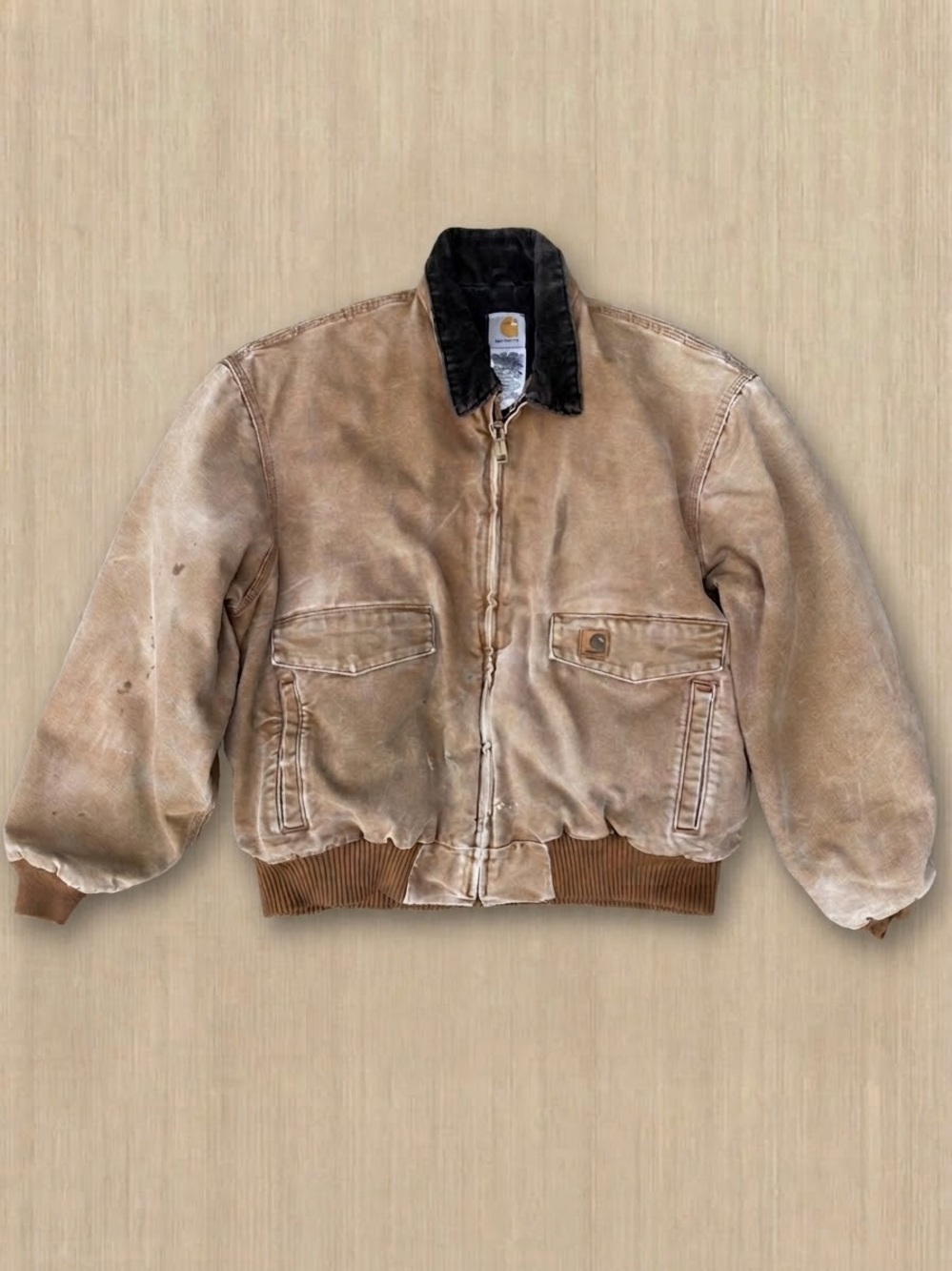 Carhartt Quilted Sandstone Bomber Jacket “Brown” J165 BRN Men’s 2X-Large